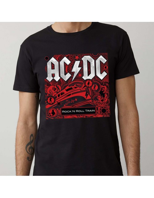 Чоловіча Футболка AC/DC ROCK N ROLL TRAIN