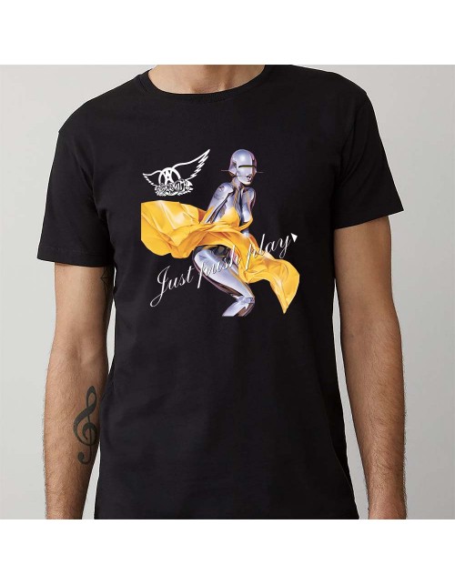 Чоловіча Футболка Aerosmith Just push play