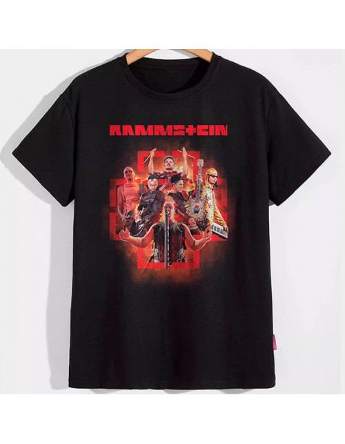 Чоловіча Футболка Rammstein: Вибухові Ритми
