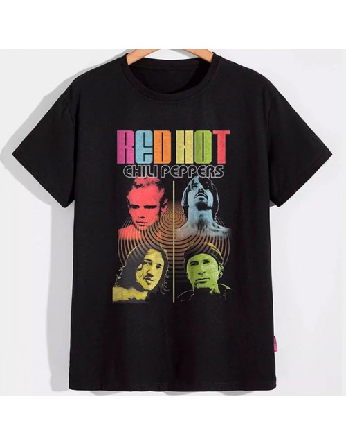 Чоловіча Футболка Red Hot Chili Peppers: З Ентоні, Флі, Джоном і Чадом