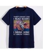 Футболка That'what I do I read bookI drink wine and I know thing