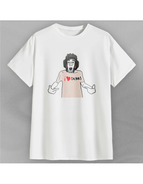 Мужская Футболка I love tank