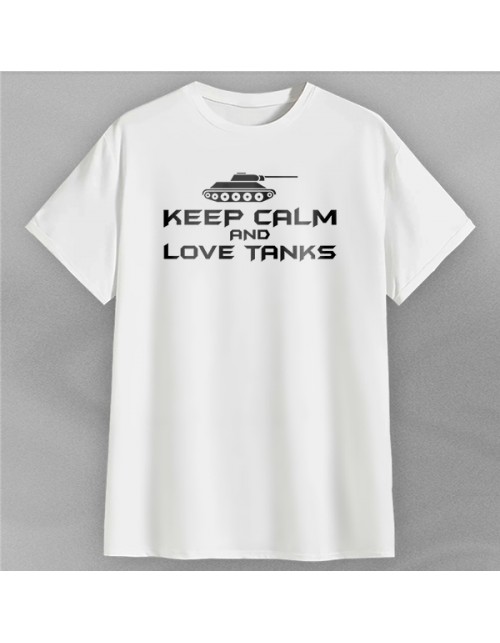 Мужская Футболка Keep Calm and Love Tank