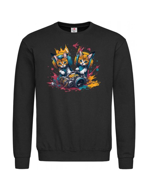 Мужской Свитшот Котики ЗСУ арт