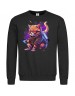 Мужской Свитшот Synthwave cat