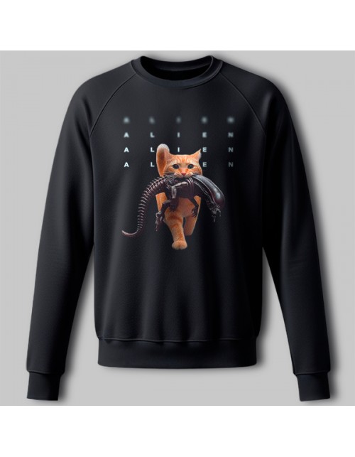 Мужской Свитшот Кошки-мышки Alien