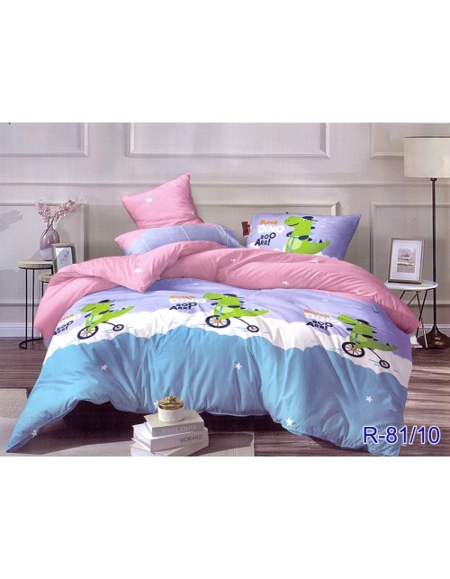 Детский комплект постельного бельяиз динозавриками, Ранфорс