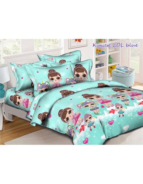 Дитячий комплект постільної білизни ляльки лол, Ранфорс