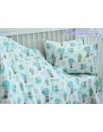 Постель детская с мишками и звездами