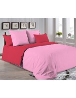 Постель двуспальная красно розового цвета