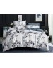 Двоспальний комплект постільної білизни з листям на гілках, Ранфорс