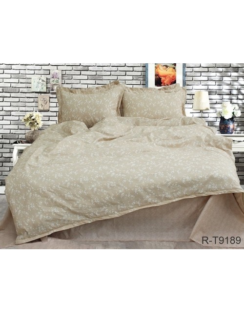 Двухспальный комплект постельного белья с цветочным узором, Ранфорс