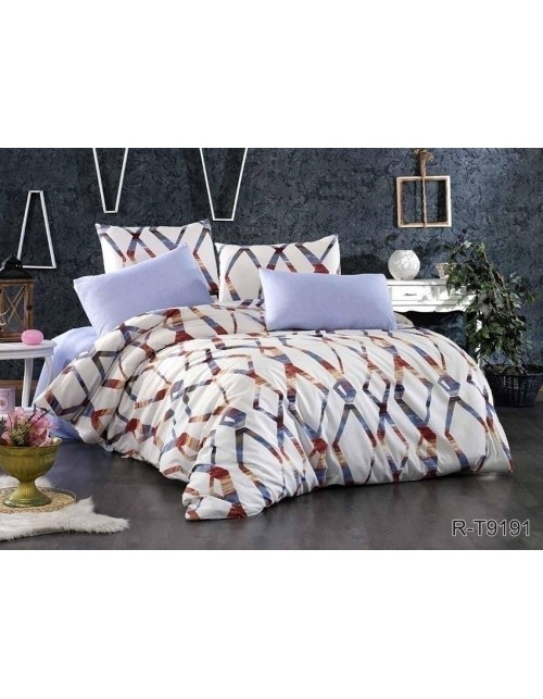Двухспальный комплект постельного белья с абстрактным принтом, Ранфорс