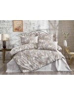 Постіль двоспальна з абстрактним принтом