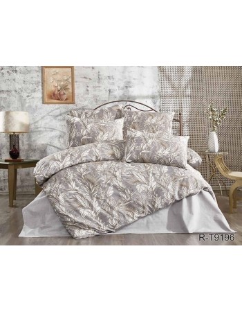 Постіль двоспальна з абстрактним принтом