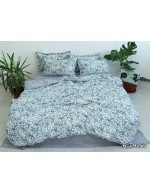 Постіль двоспальна з абстрактним принтом