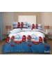 Двухспальный комплект постельного белья с новогодним принтом, Ранфорс