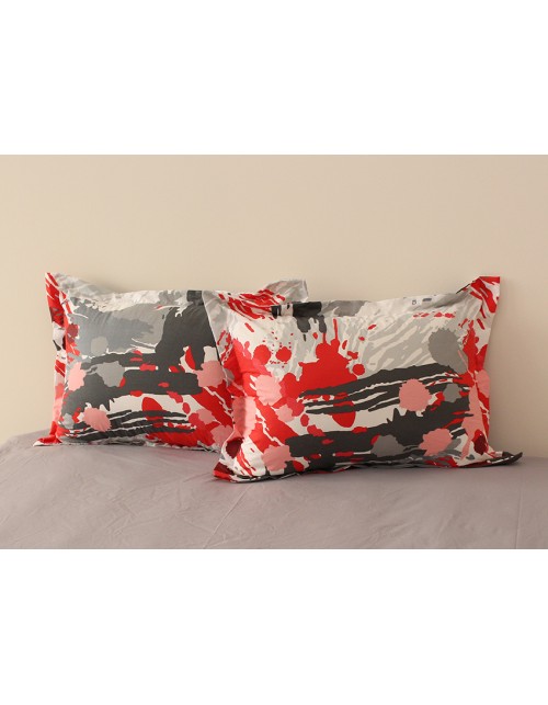 Двухспальный комплект постельного белья пятна краски, Ранфорс