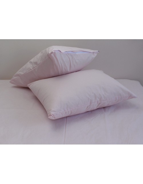 Двухспальный комплект постельного белья однотонная темно-розового цвета, Ранфорс