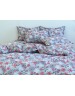 Двоспальний комплект постільної білизни з різними сніжинками, Ранфорс