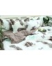Двухспальный комплект постельного белья с перышками и бабочками, Ранфорс