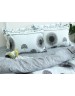 Двоспальний комплект постільної білизни з кульбабами, Ранфорс