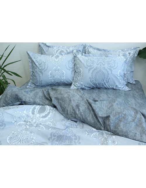 Двоспальний комплект постільної білизни з абстрактним принтом, Ранфорс