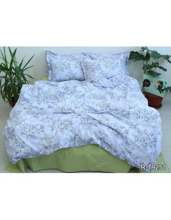 Постіль двоспальна з квітковим принтом
