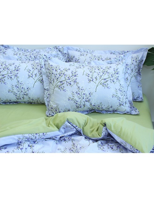 Двоспальний комплект постільної білизни з квітковим принтом, Ранфорс
