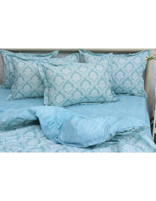 Двоспальний комплект постільної білизни з абстрактним принтом, Ранфорс