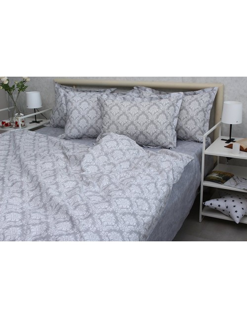 Двоспальний комплект постільної білизни з абстрактним принтом, Ранфорс