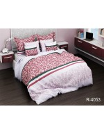 Постель двуспальная с узорами