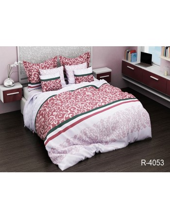 Постель двуспальная с узорами