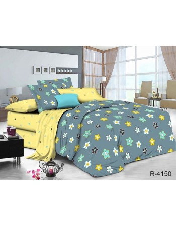 Постель двуспальная с цветочками