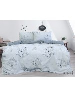 Постель двуспальная с цветами