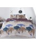 Двухспальный комплект постельного белья с деревьями, Ранфорс