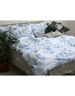 Постель двуспальная с листьями на ветвях