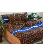 Постель двуспальная с узором