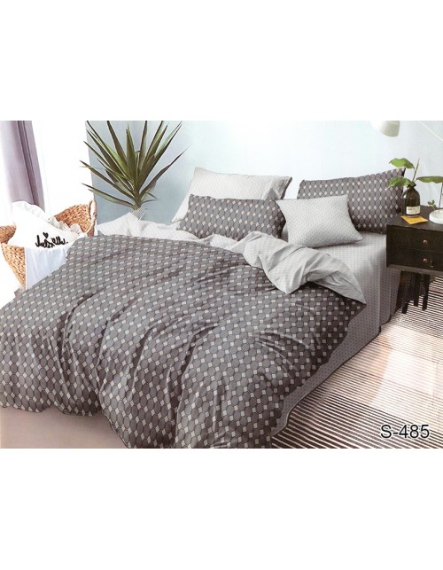 Двухспальный комплект постельного белья с узором, Сатин люкс