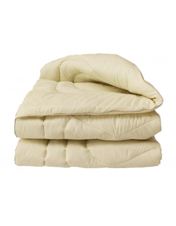 Ковдра двоспальна бежевого кольору