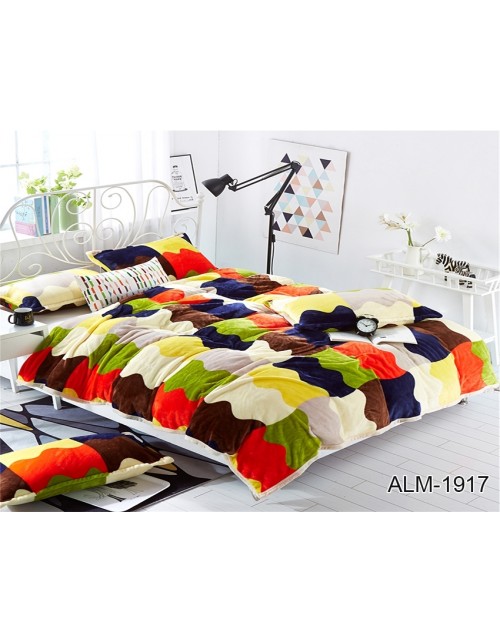 Плед в разноцветную клетку (200х220 см.)