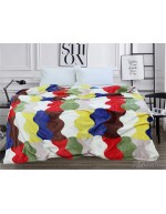 Плед в разноцветную клетку 160х220