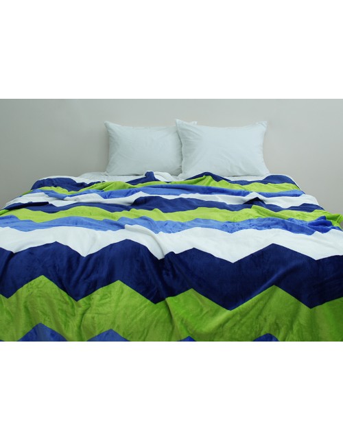 Плед в разноцветную полоску (200х220 см.)