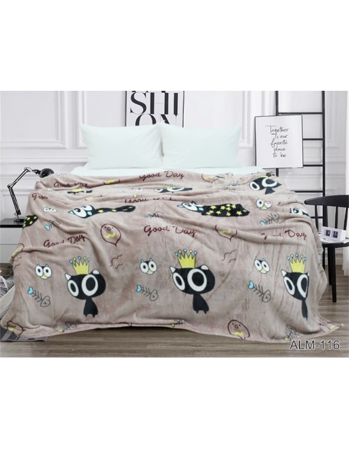 Плед с креативным принтом (200х220 см.)