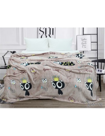 Плед с креативным принтом 160х220