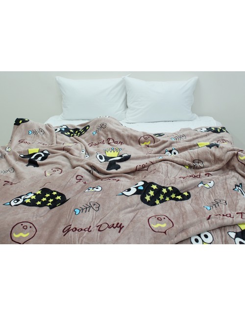 Плед с креативным принтом (160х220 см.)