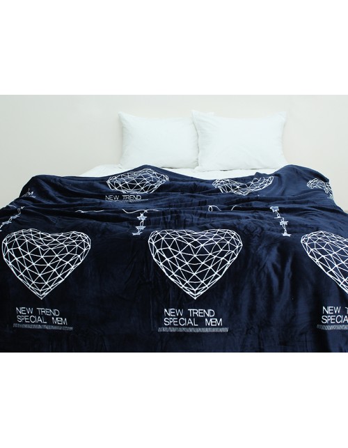 Плед с сердцем (160х220 см.)