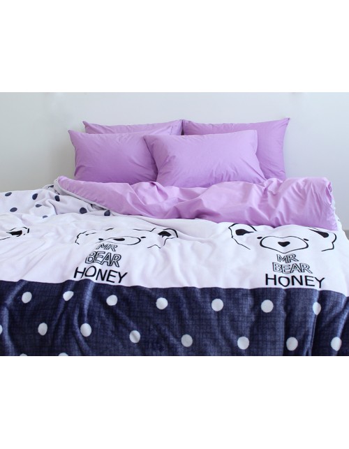 Плед в горшок с мишкой (160х220 см.)