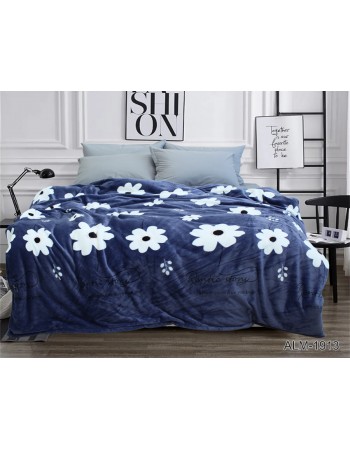 Плед с цветами 200х220