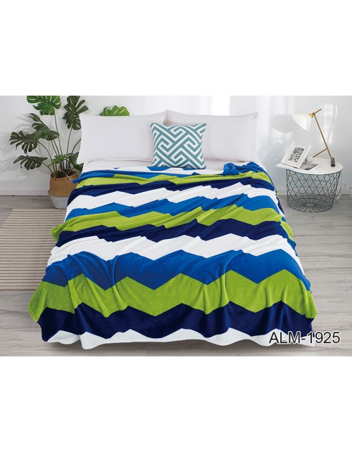 Плед в разноцветную полоску (200х220 см.)